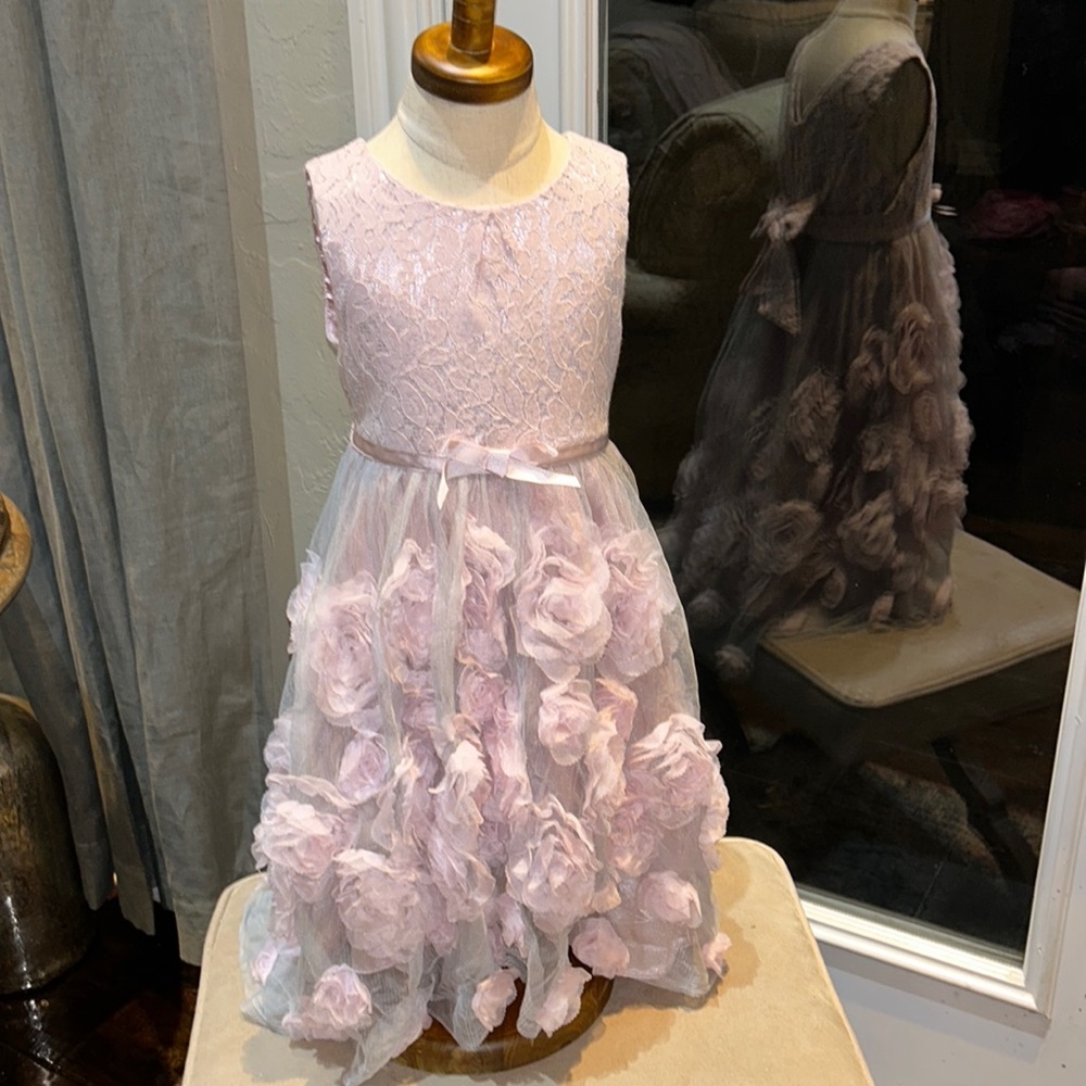 Beautiful Lace,Tulle and organza dress SZ 5